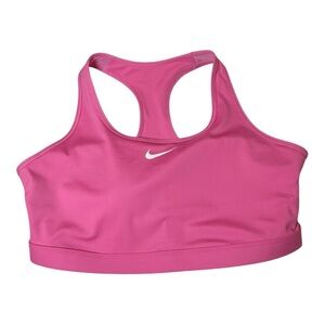 Nike Dri-FIT Pink Racerback Sports Bra 1X Plus Size Medium Support